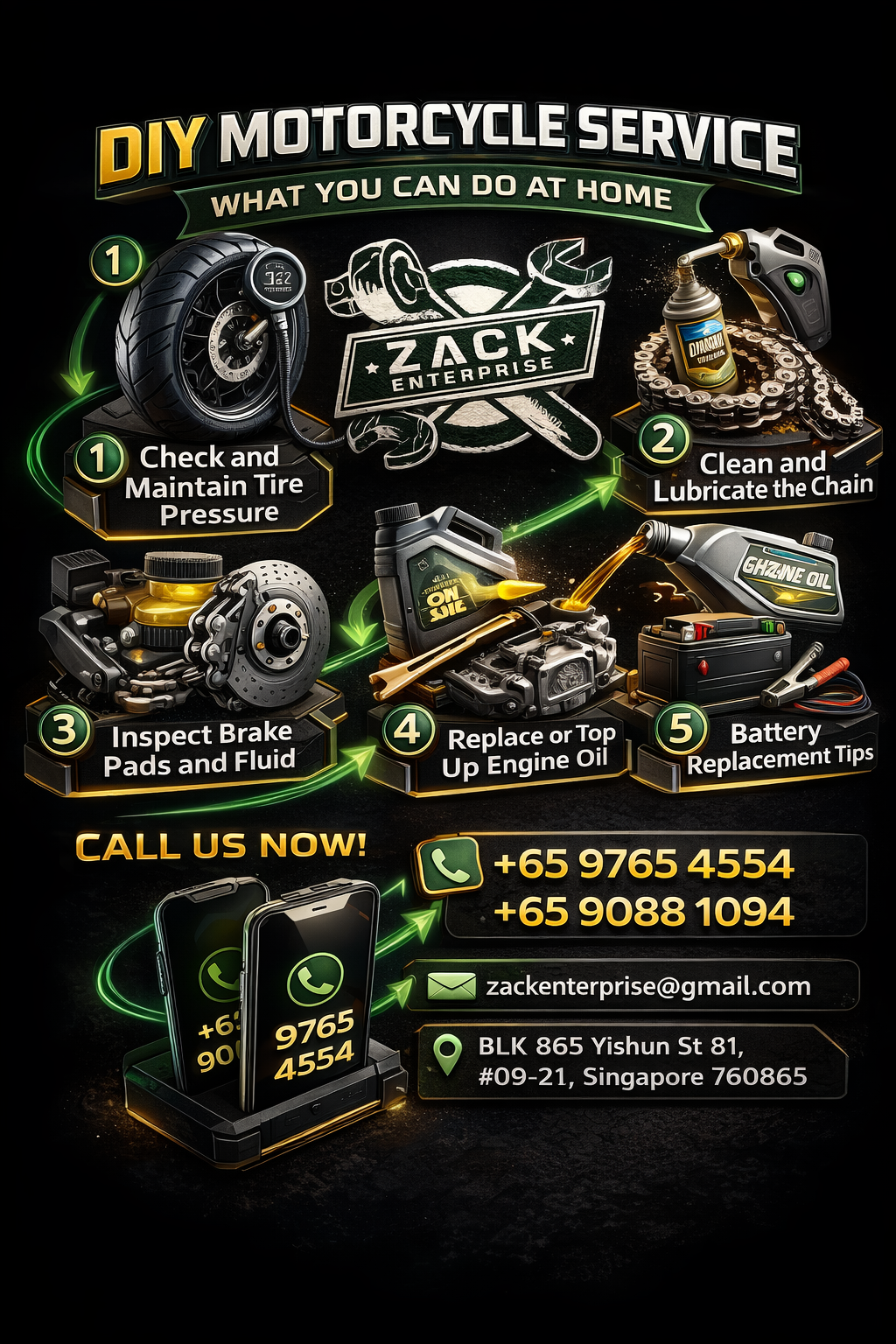 DIY Motorcycle Service: What You Can Do at Home
